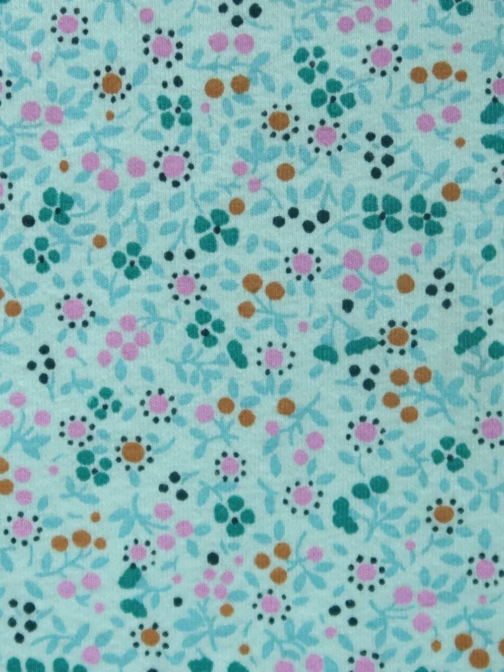 J. Crew Crewcuts Girls 14 Floral Cotton Pajama Set Mint Green Pink Long Sleeve